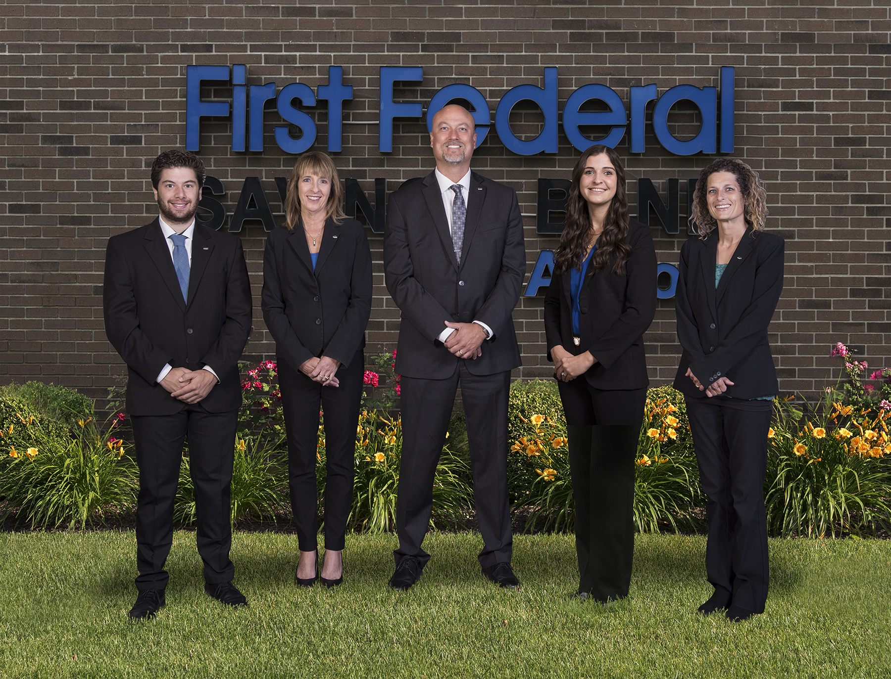 First Federal Savings Bank of Angola Officers group photo
